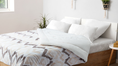 How to create a calm bedroom with subtle patterns
